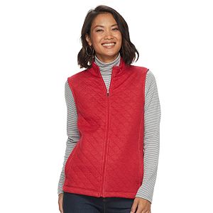 Women's Croft & Barrow® Metallic Vest