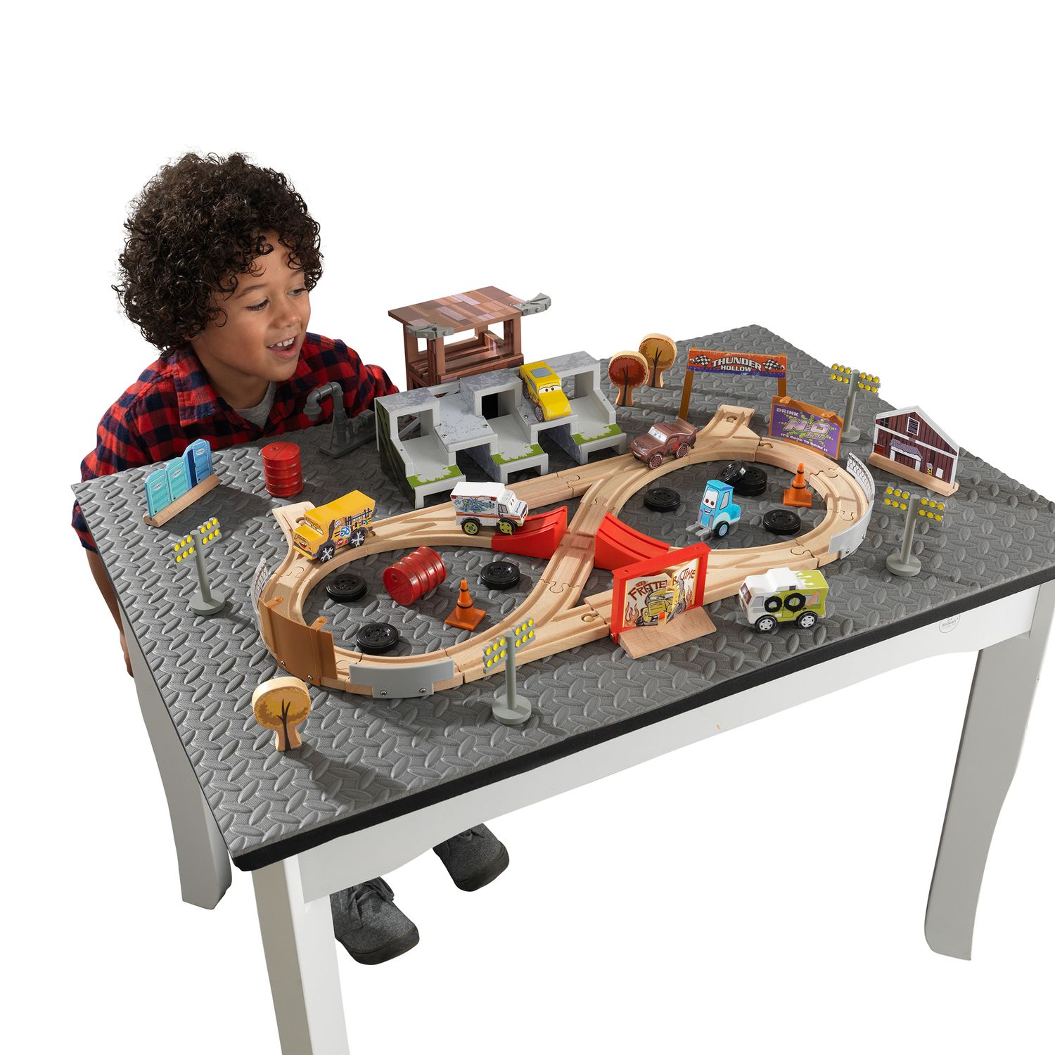 kidkraft disney pixar cars 3 50 piece radiator springs track set