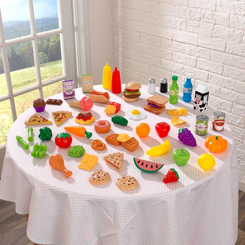 KidKraft 65-pc. Play Food Set, Multicolor