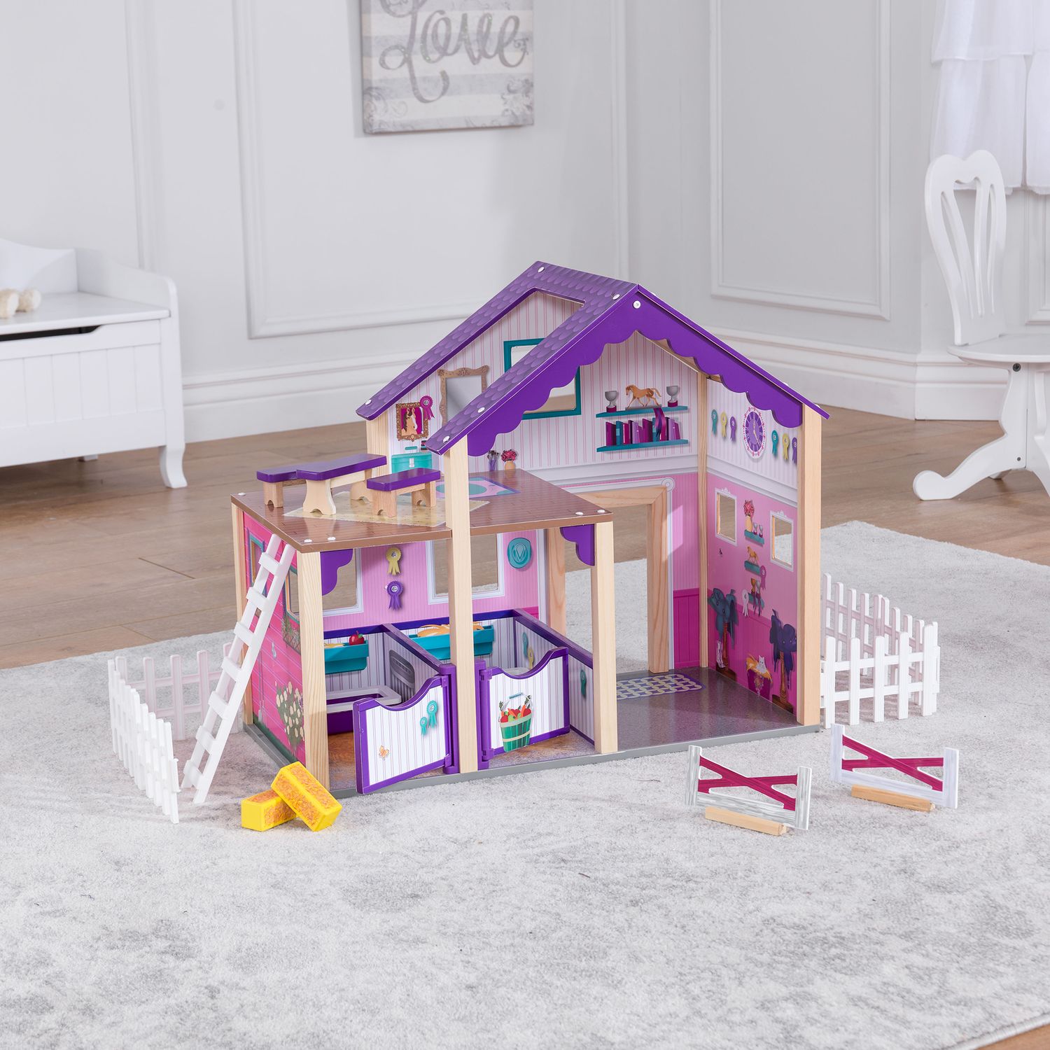 kidkraft deluxe horse stable