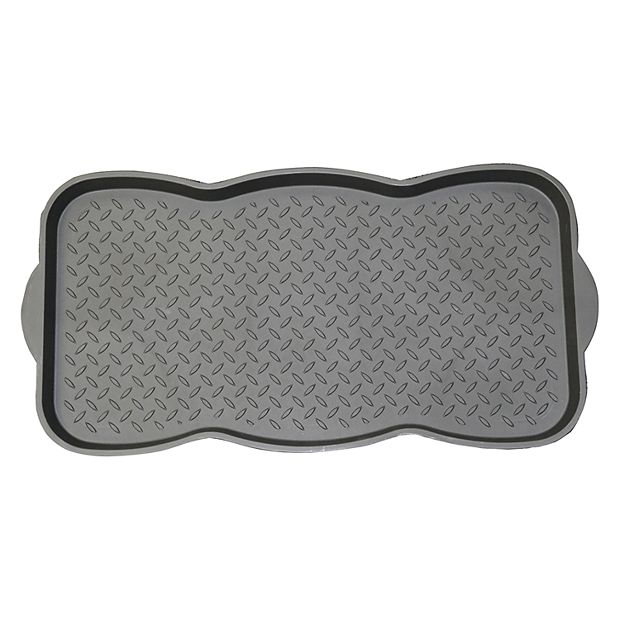 Mohawk Home Oversized Boot Tray, Black, 19.5 x 39.5 