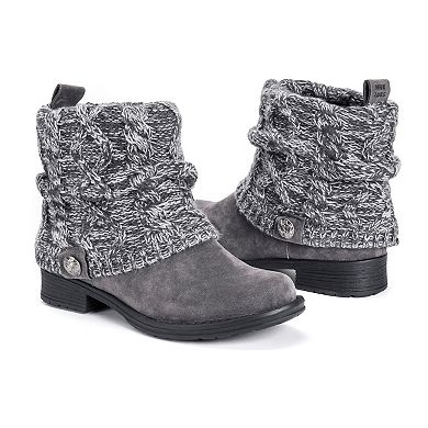 MUK LUKS Patrice Women's Water-Resistant Ankle Boots