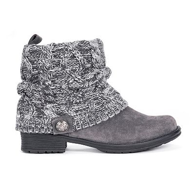 MUK LUKS Patrice Women's Water-Resistant Ankle Boots