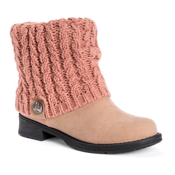 muk luks laurel women's water resistant winter boots