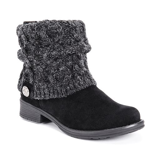 muk luks laurel women's water resistant winter boots