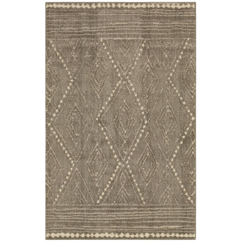 Mohawk Home Nomad Vado EverStrand Geometric Rug, Brown, 3X5 Ft