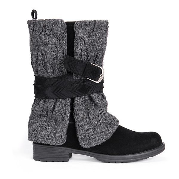 muk luks laurel women's water resistant winter boots