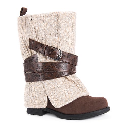 muk luks laurel women's water resistant winter boots