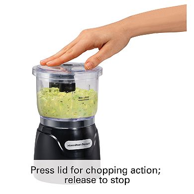 Hamilton Beach Stack & Press 3-Cup Chopper