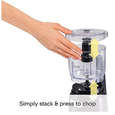 Hamilton Beach Stack & Press 3-Cup Chopper