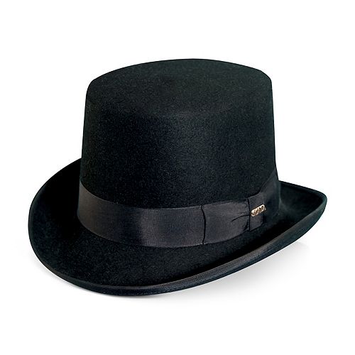 Men's Scala Wool Felt Top Hat