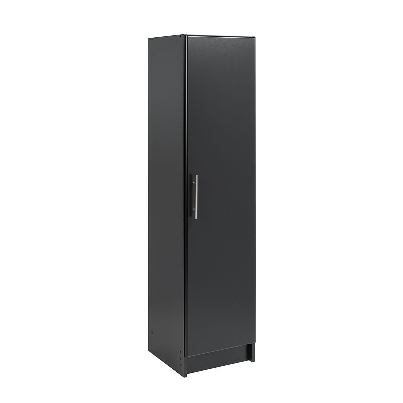 Prepac Elite 16  Storage Cabinet  Black Storage Cabinet  Bathroom Cabinet  Pantry Cabinet with 2 Adjustable Shelves  16  D x 16  W x 65  H  BEB-1664