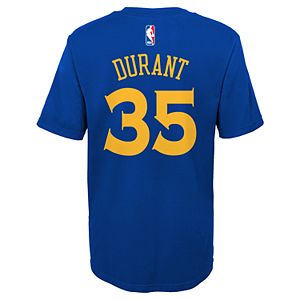 Boys 4-7 Golden State Warriors Kevin Durant Name and Number Tee
