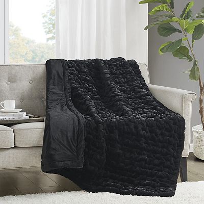 Kohls faux fur throw shop