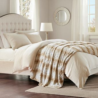 Madison Park Marselle Faux Fur Oversized Throw
