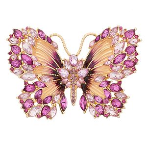 Dana Buchman Simulated Crystal Butterfly Pin