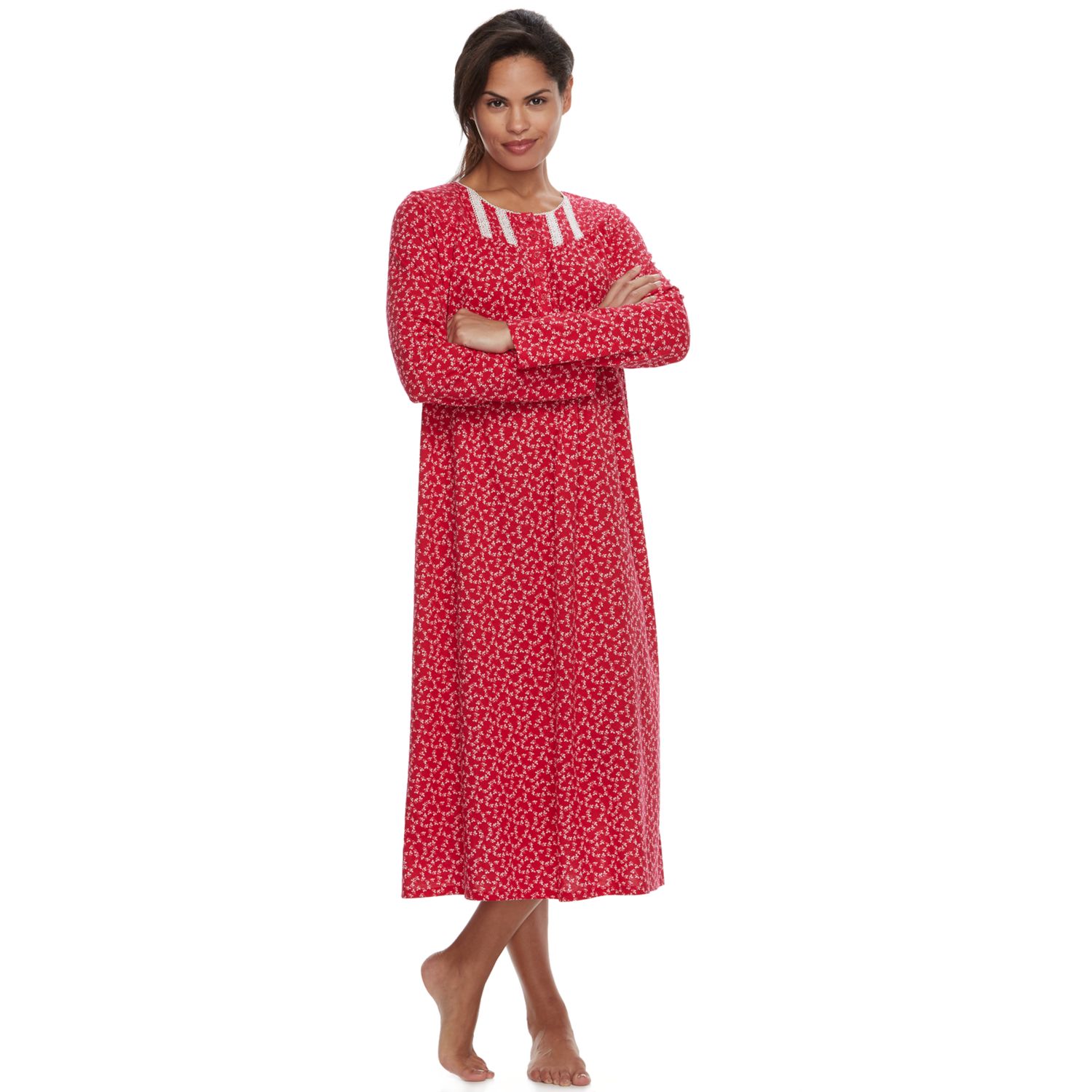 croft and barrow long sleeve nightgown