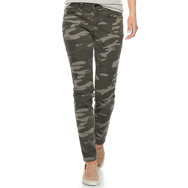 Women's Sonoma Goods For Life® Camo Print Midrise Jeans