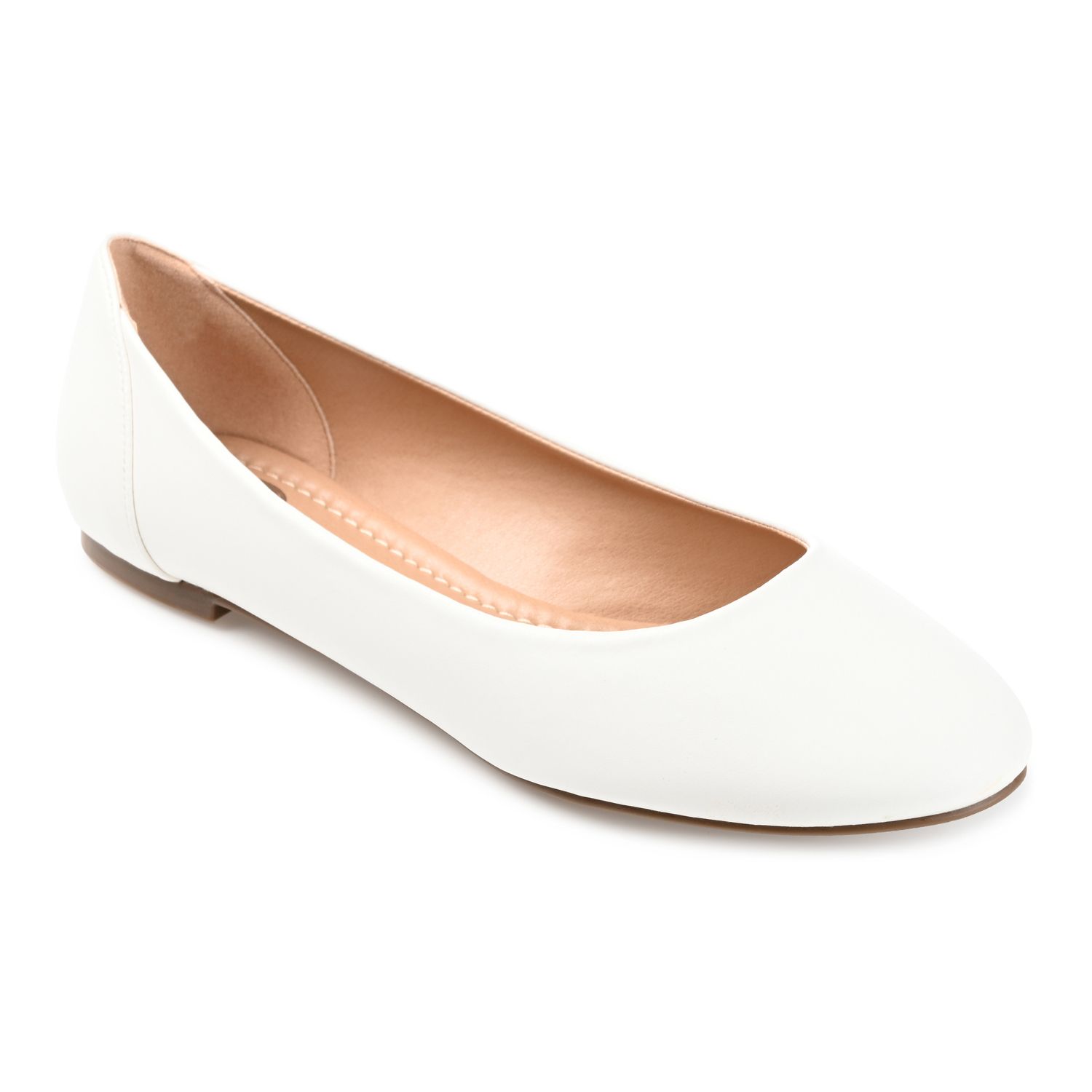 white flat shoes for ladies