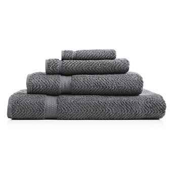 Linum Home Textiles Herringbone 4 pc Bath Towel Set