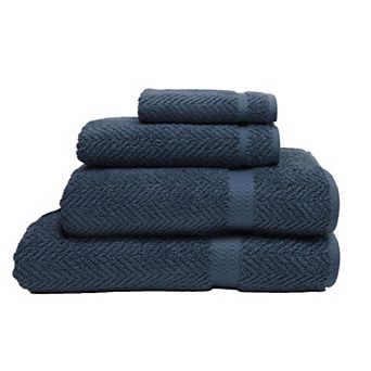 Linum Home Textiles Herringbone 4 pc Bath Towel Set