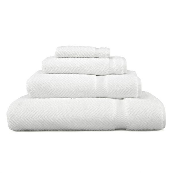Linum Home Textiles Herringbone 4piece Bath Towel Set