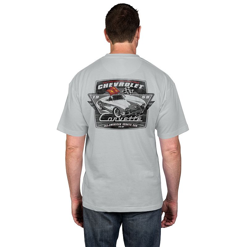 Big & Tall Newport Blue Corvette Graphic Tee, Men's, Size: XXL Tall ...