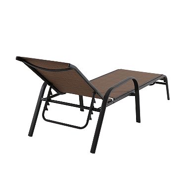 Sonoma Goods For Life® Coronado Patio Stacking Chaise Lounge Chair