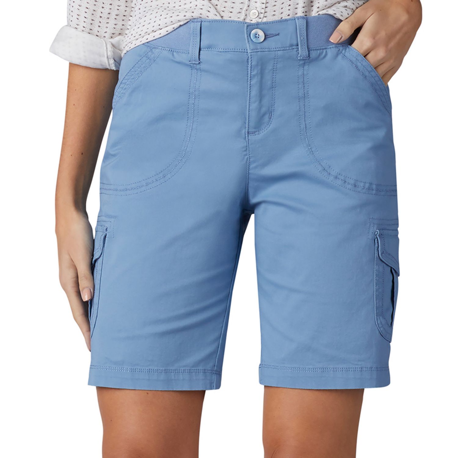 lee comfort fit shorts for women