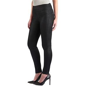 Women's Rock & Republic® Fever Coated Pull-On Jean Leggings