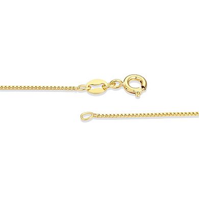 Classic Treasures 14k Gold Over Silver Lab-Created Ruby & Sapphire Cluster Pendant Necklace