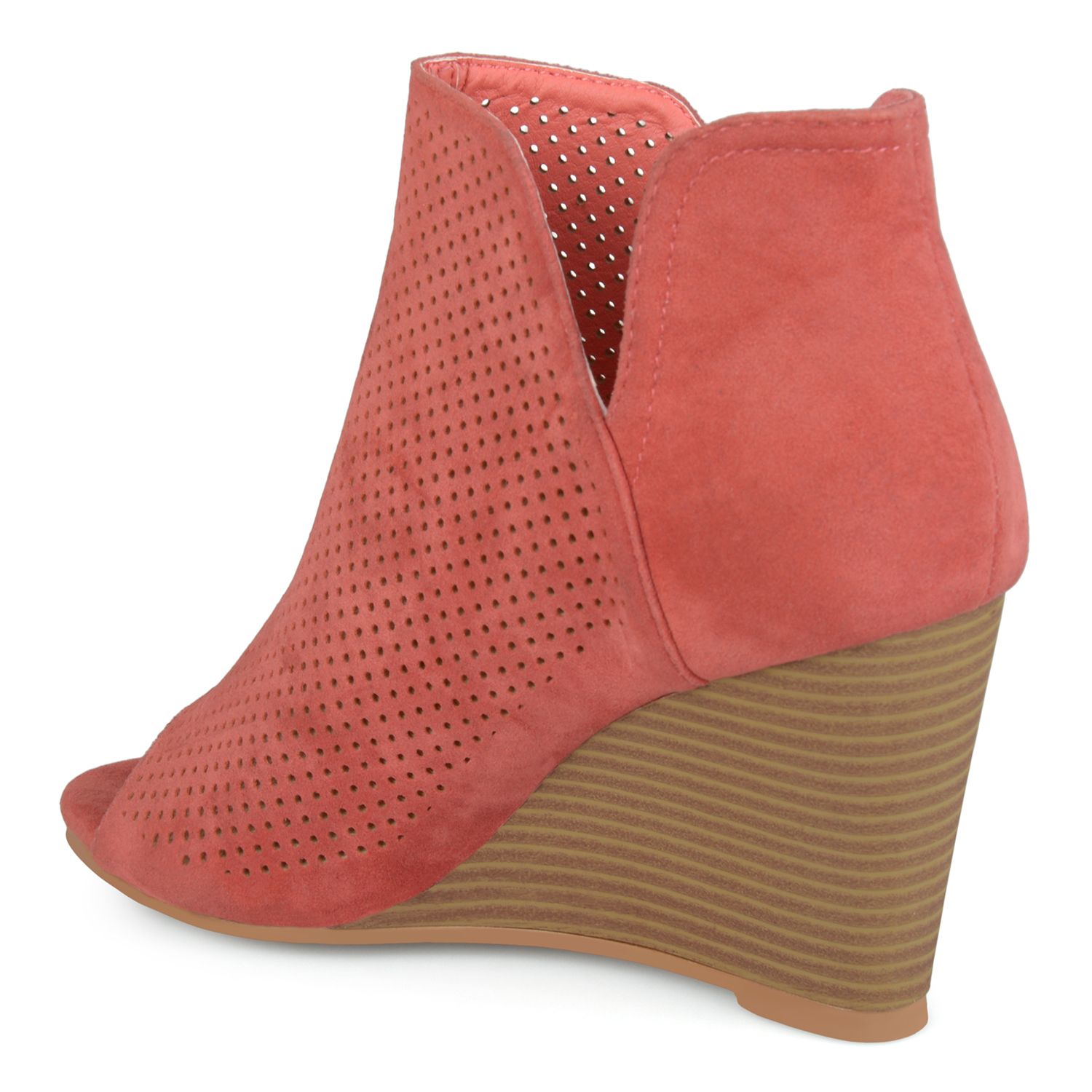 kohls peep toe booties