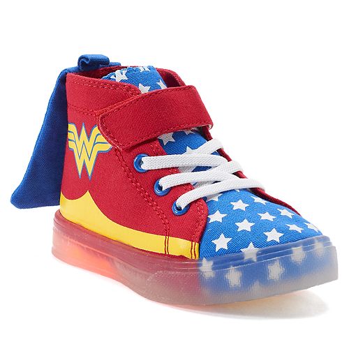 Dc Comics Wonder Woman Toddler Girls Light Up High Top