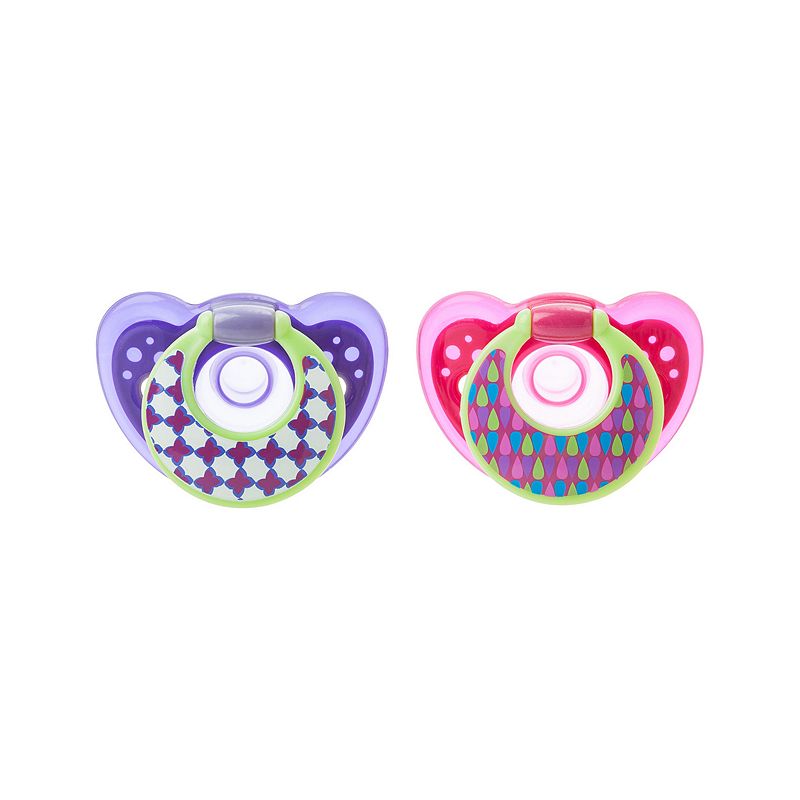 UPC 071463062393 product image for Baby Girl The First Years 2-pk. GumDrop Hospital Pacifier with Ring, Size: 6-18M | upcitemdb.com