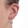 Boston Bay Diamonds Sterling Silver Diamond Accent Filigree Drop Earrings