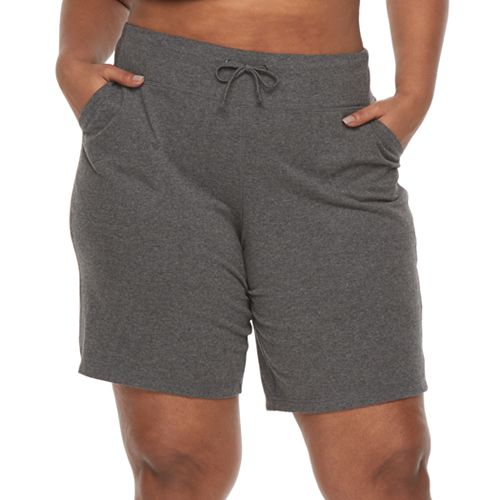 plus size jogger shorts