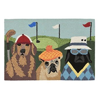 Liora Manne Frontporch Putts & Mutts Indoor Outdoor Rug