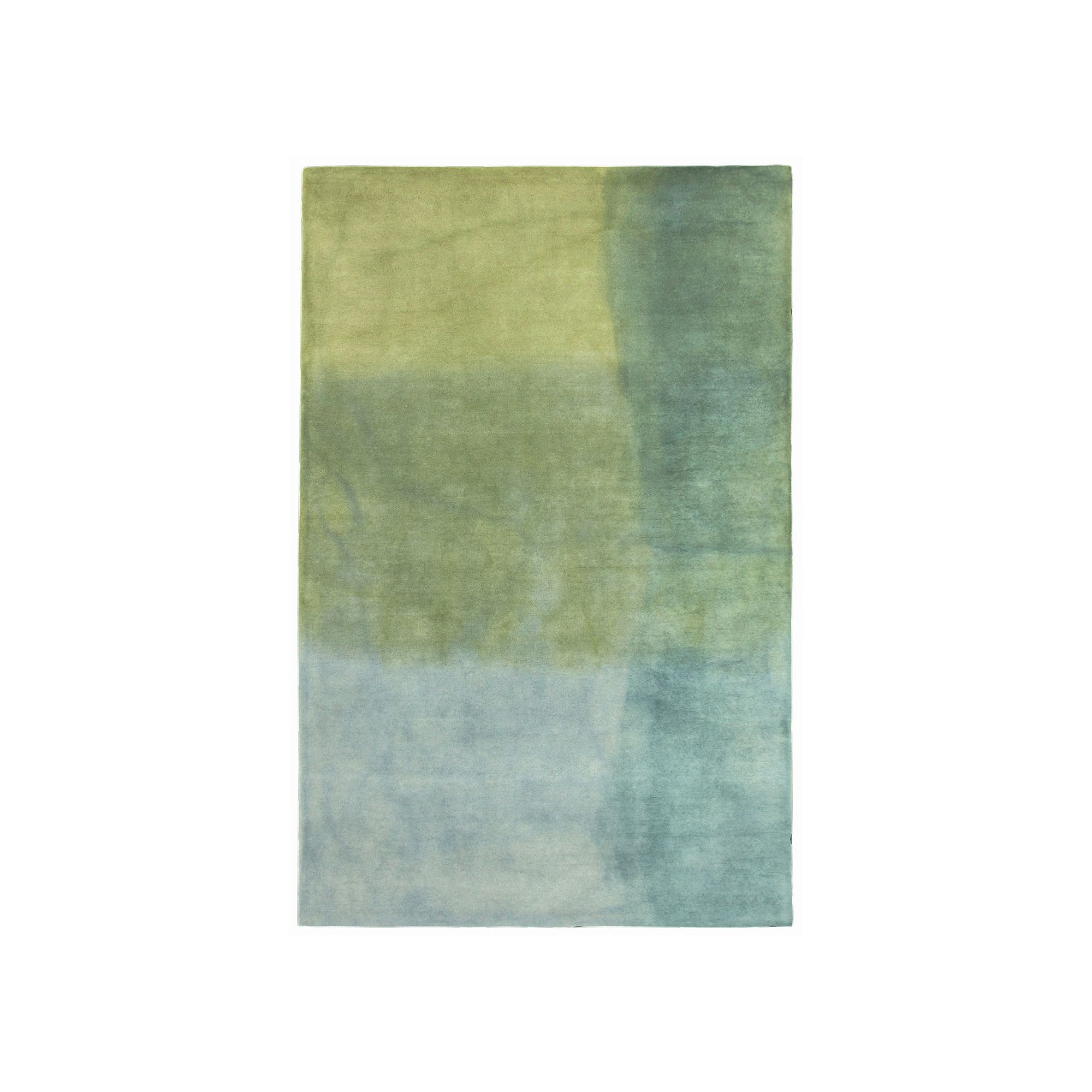 Liora Manne Piazza Watercolors Abstract Wool Rug, Blue