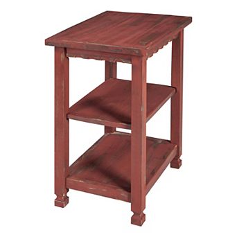Alaterre Furniture Country Cottage 2-Shelf End Table
