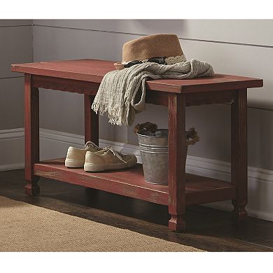 Alaterre Furniture Country Cottage  Bench 