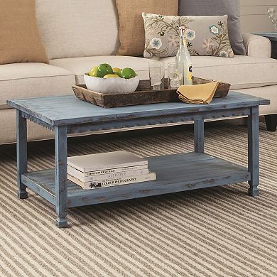 Alaterre Furniture Country Cottage Coffee Table 