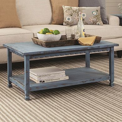 Alaterre Furniture Country Cottage Coffee Table