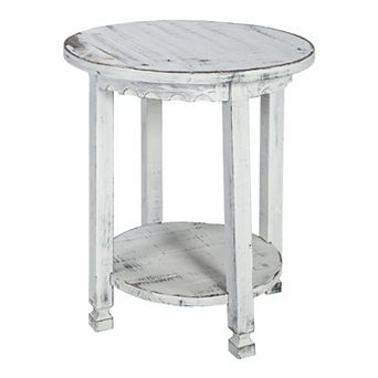 Alaterre Furniture Country Cottage Round End Table