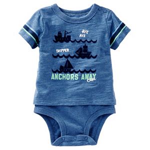 Baby Boy OshKosh B'gosh® Mock-Layered Bodysuit