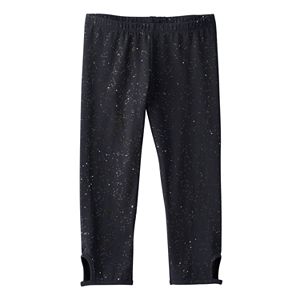 Girls 7-16 & Plus Size SO® Glitter Keyhole Capri Leggings