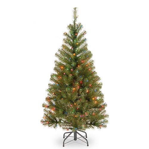 National Tree Company 4ft. Multicolored PreLit Aspen Spruce Artificial Christmas Tree
