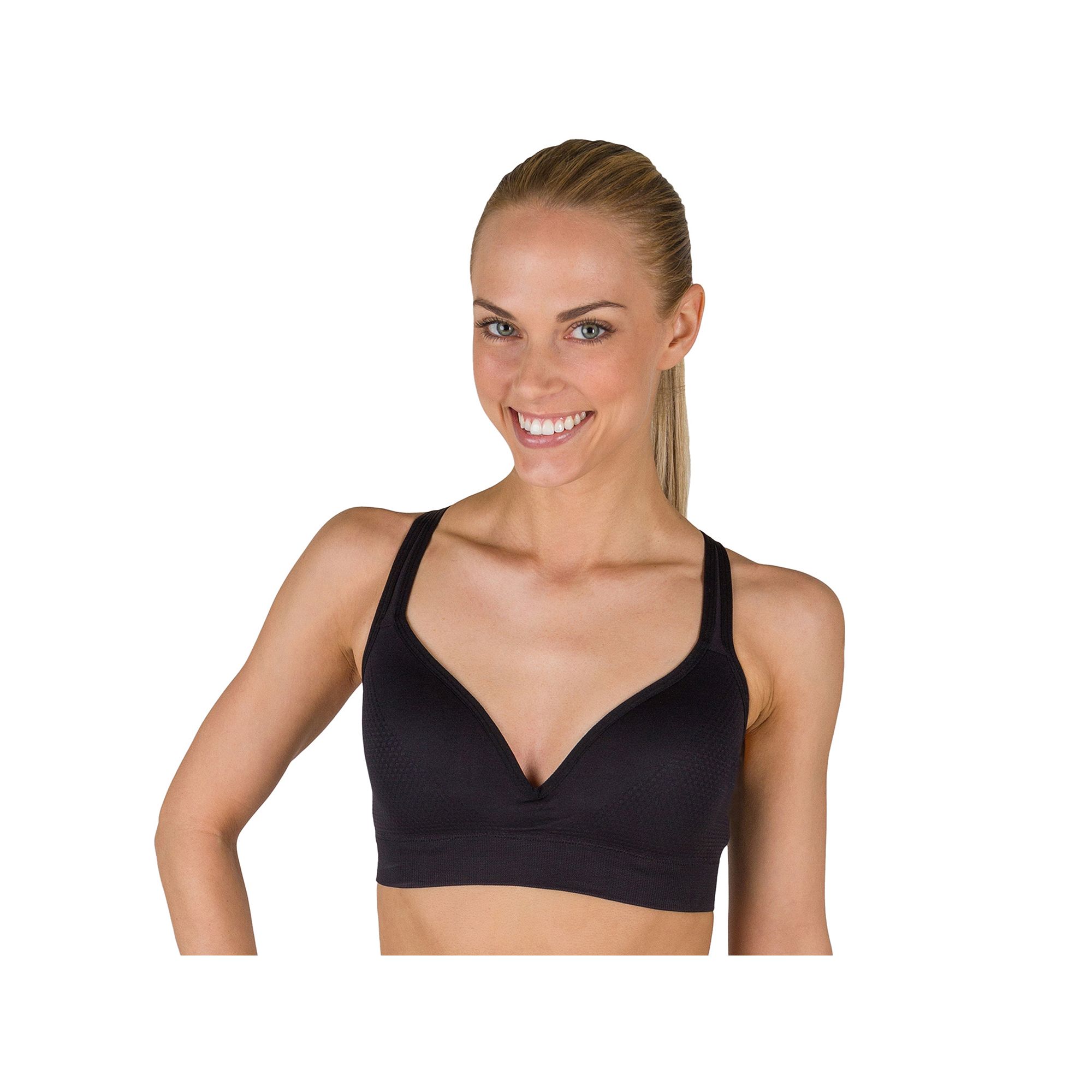 Jockey Sport® Bras: Seamless Molded Medium-Impact Sports Bra 8126, Women