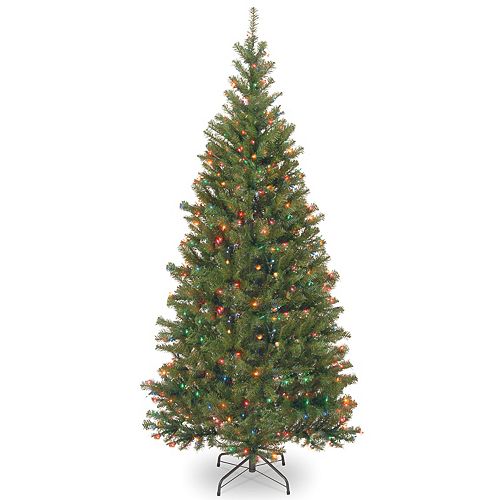 National Tree Company 6.5ft. Multicolored PreLit Aspen Spruce Artificial Christmas Tree