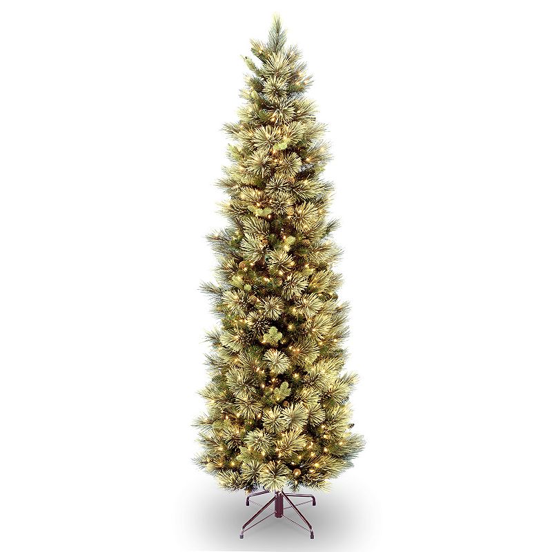 National Tree Company 9-ft. Pre-Lit Carolina Pine Slim Artificial Christmas