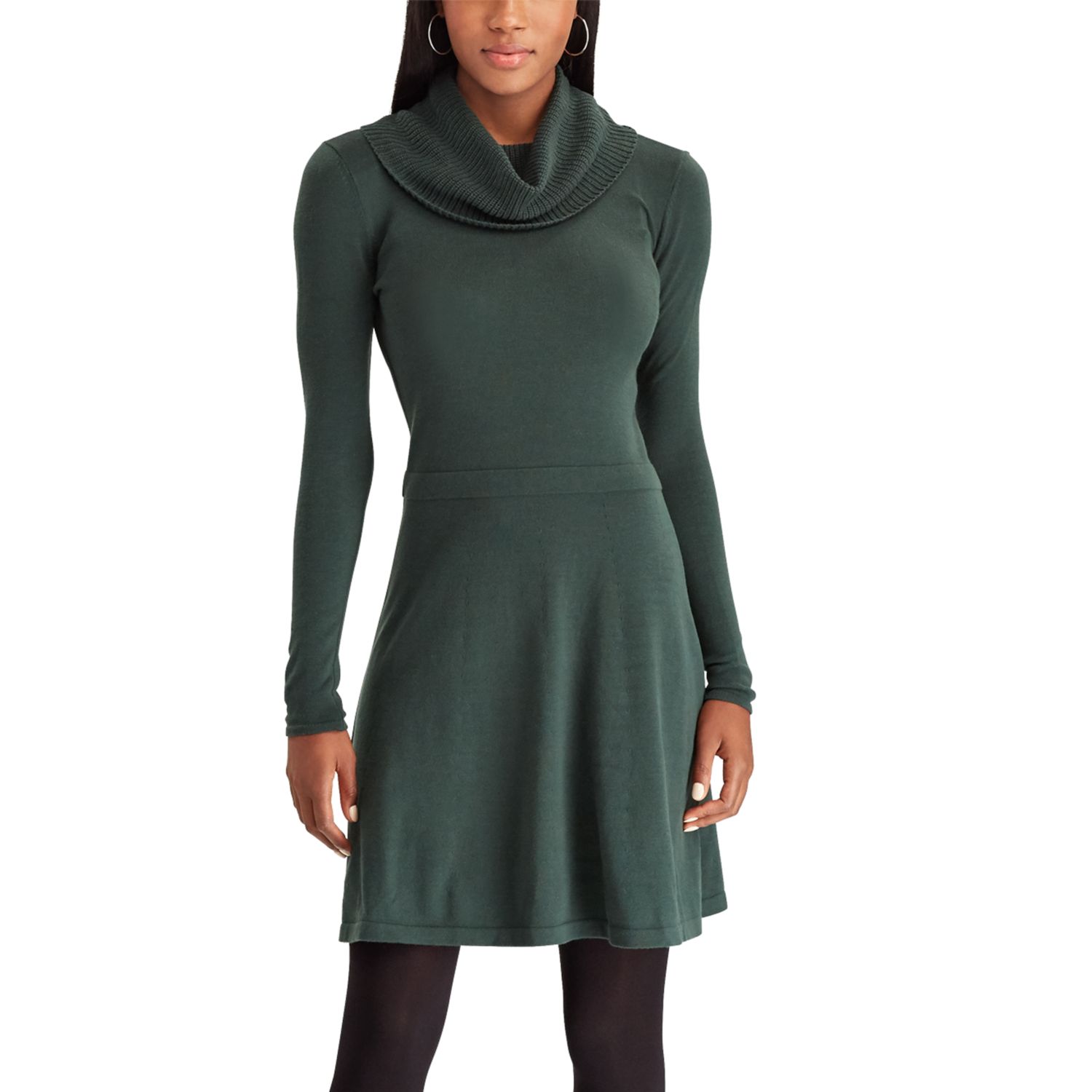 chaps sweater dress